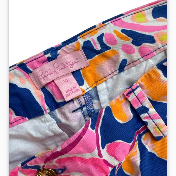 Lilly Pulitzer Callahan “Catch and Release”Chino pants size 10 - Picture 5 of 5